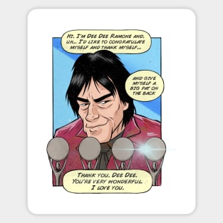 Dee Dee Ramone - Hall of Fame Speech Sticker